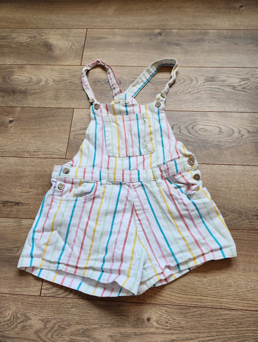 Girls Jessica Simpson Striped Overalls
